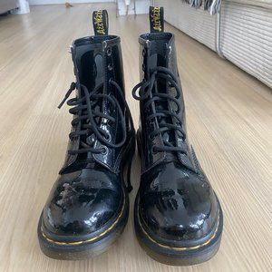 Dr. Martens Women's 1460 Bex: Black Patent Leather, Women's 37